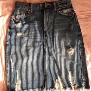 Denim Skirt
